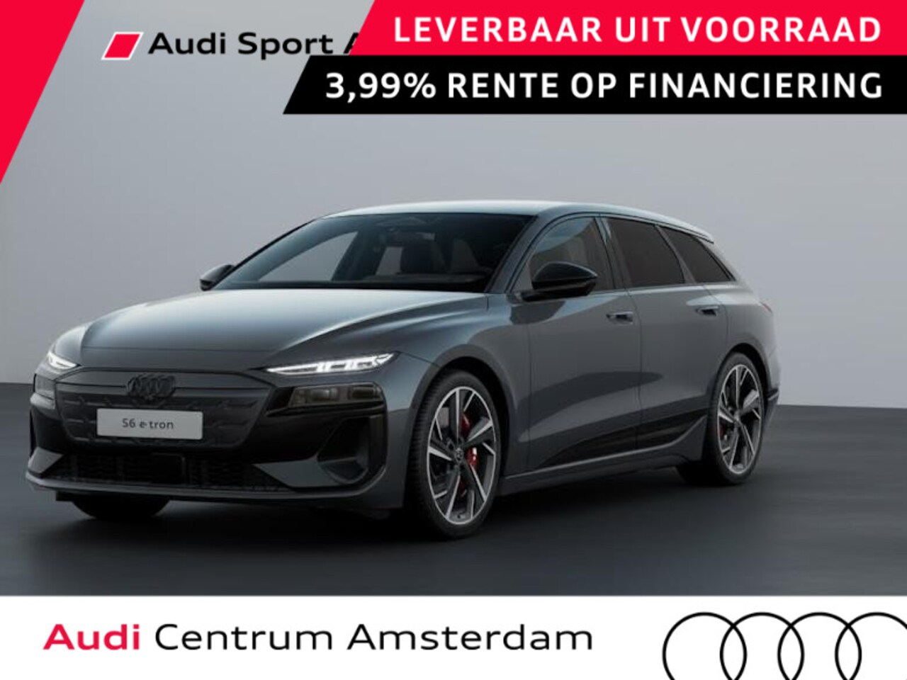 Audi S6 - Avant e-tron 100kWh 503 pk Quattro Panoramadak | B&O Soundsystem | Head Up Display| Rode r - AutoWereld.nl