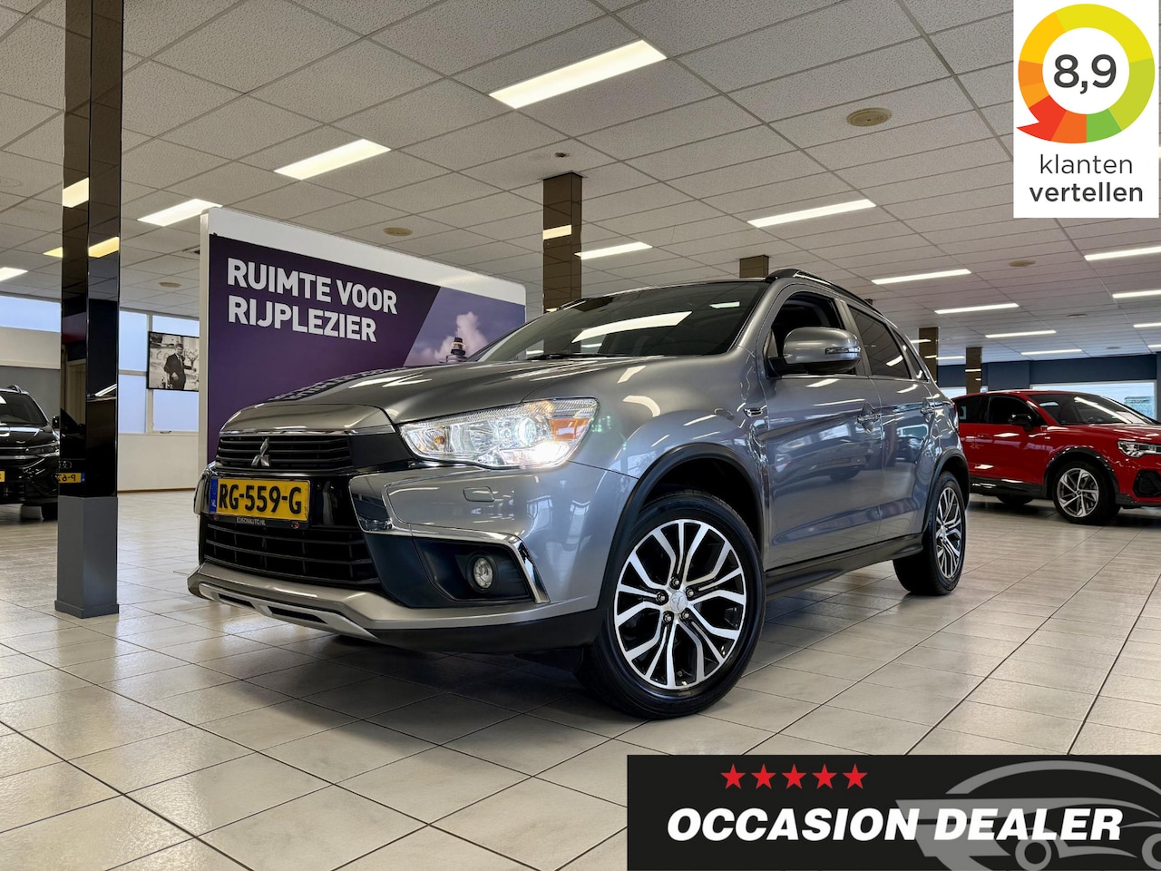 Mitsubishi ASX - 1.6 Instyle *PANO*LEER*NAVI*18INCH*1e EIG*100% OH* - AutoWereld.nl