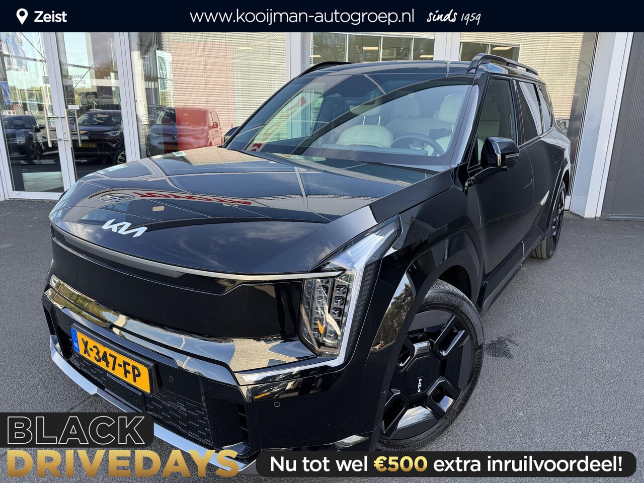 Kia EV9 - Launch Edition GT-Line AWD 99.8 kWh 384 pk 360 Graden camera | 7 persoons | 2500 kg trekge - AutoWereld.nl