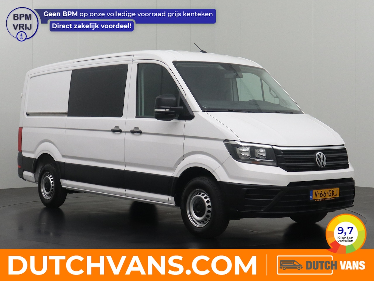 Volkswagen Crafter - 2.0TDI L3H2 | 2xSchuifdeur | Airco | Betimmering | Camera | Touchscreen Multimedia - AutoWereld.nl