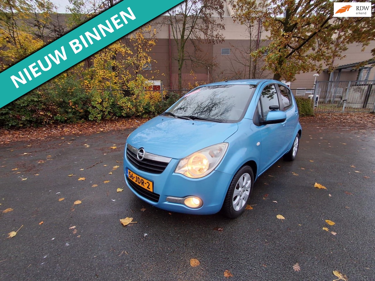 Opel Agila - 1.2 Enjoy fijne hoge instap en top onder houden - AutoWereld.nl