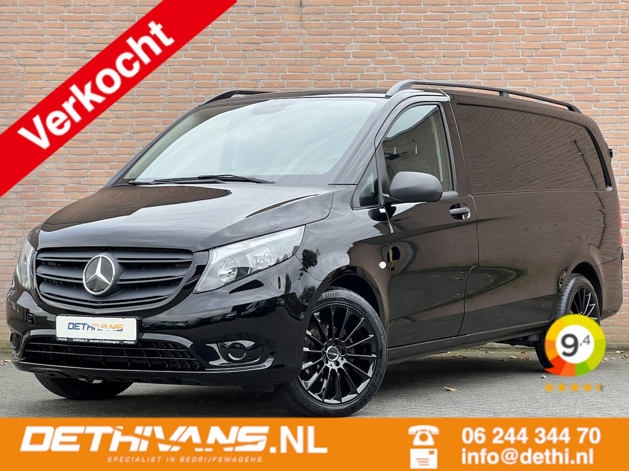 Mercedes-Benz Vito - 116CDI 164PK Lang / 9G-Tronic / Distronic / Carplay / Euro6 - AutoWereld.nl