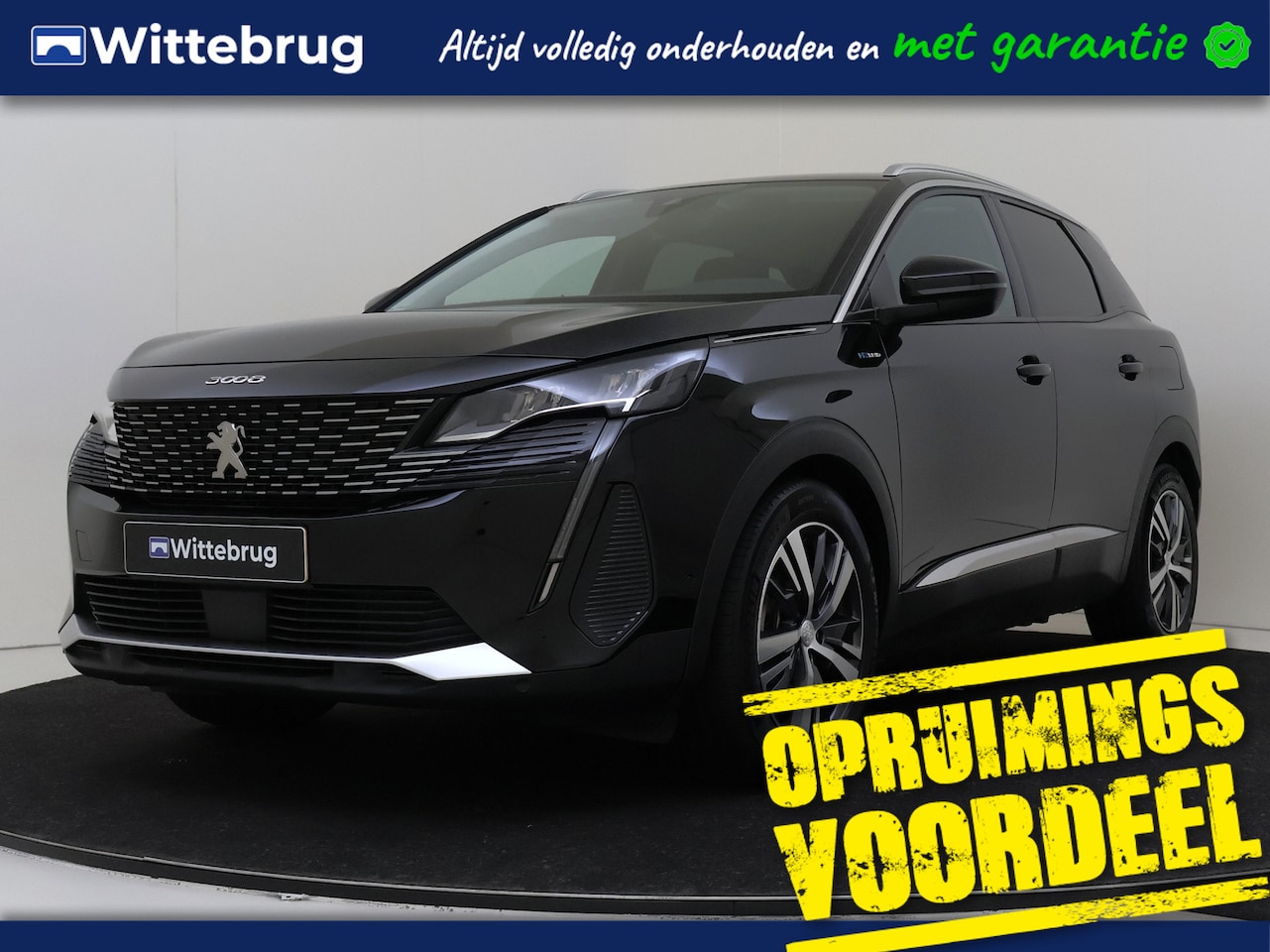 Peugeot 3008 - 1.6 HYbrid 225PK Blue Lease Allure PLUG IN | NAVIGATIE | HALF LEDER | COMPLETE AUTO! - AutoWereld.nl