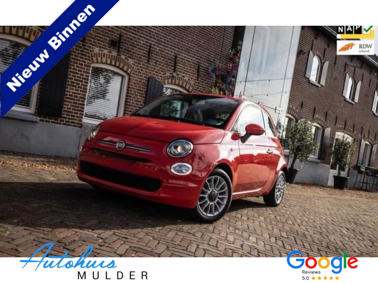 Fiat 500 - 1.0 TwinAir Pop Airco/LED/LM-Velgen - AutoWereld.nl