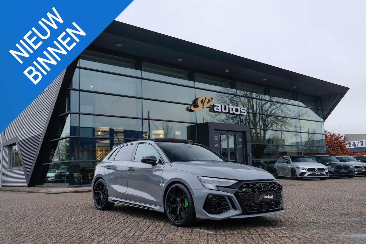 Audi RS3 - Sportback 2.5 TFSI 400PK Quattro Hulk Panoramadak *BTW* Keramisch VOL! Massage B&O audio R - AutoWereld.nl