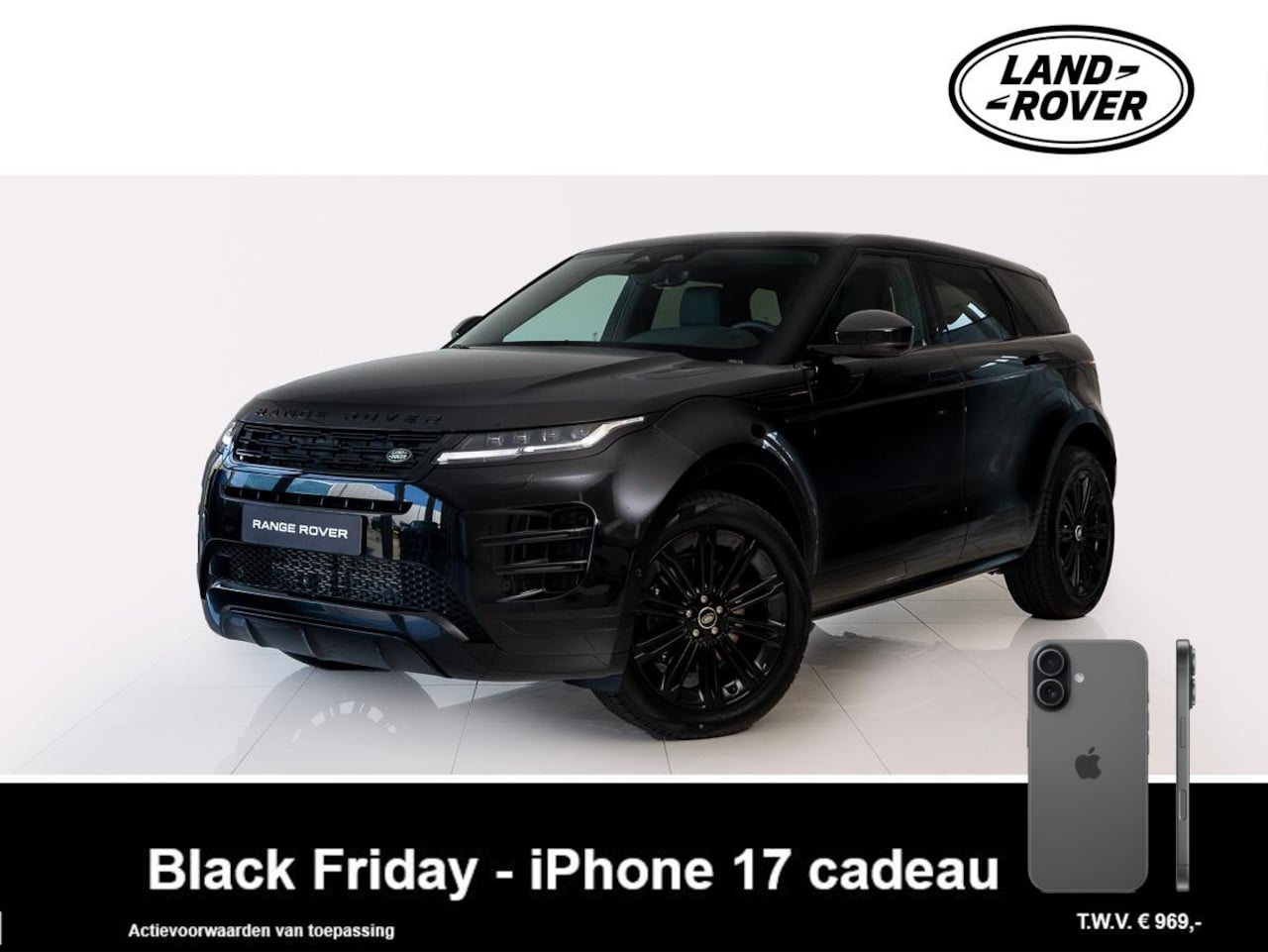 Land Rover Range Rover Evoque - 1.5 P270e PHEV AWD Graphite Edition | Meridian Surround | Pixel Led | Pano - AutoWereld.nl