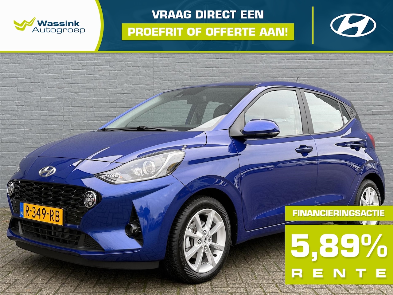 Hyundai i10 - 1.0i 67pk Premium | All Season Banden | Navigatie | Climate Control | Cruise Control - AutoWereld.nl