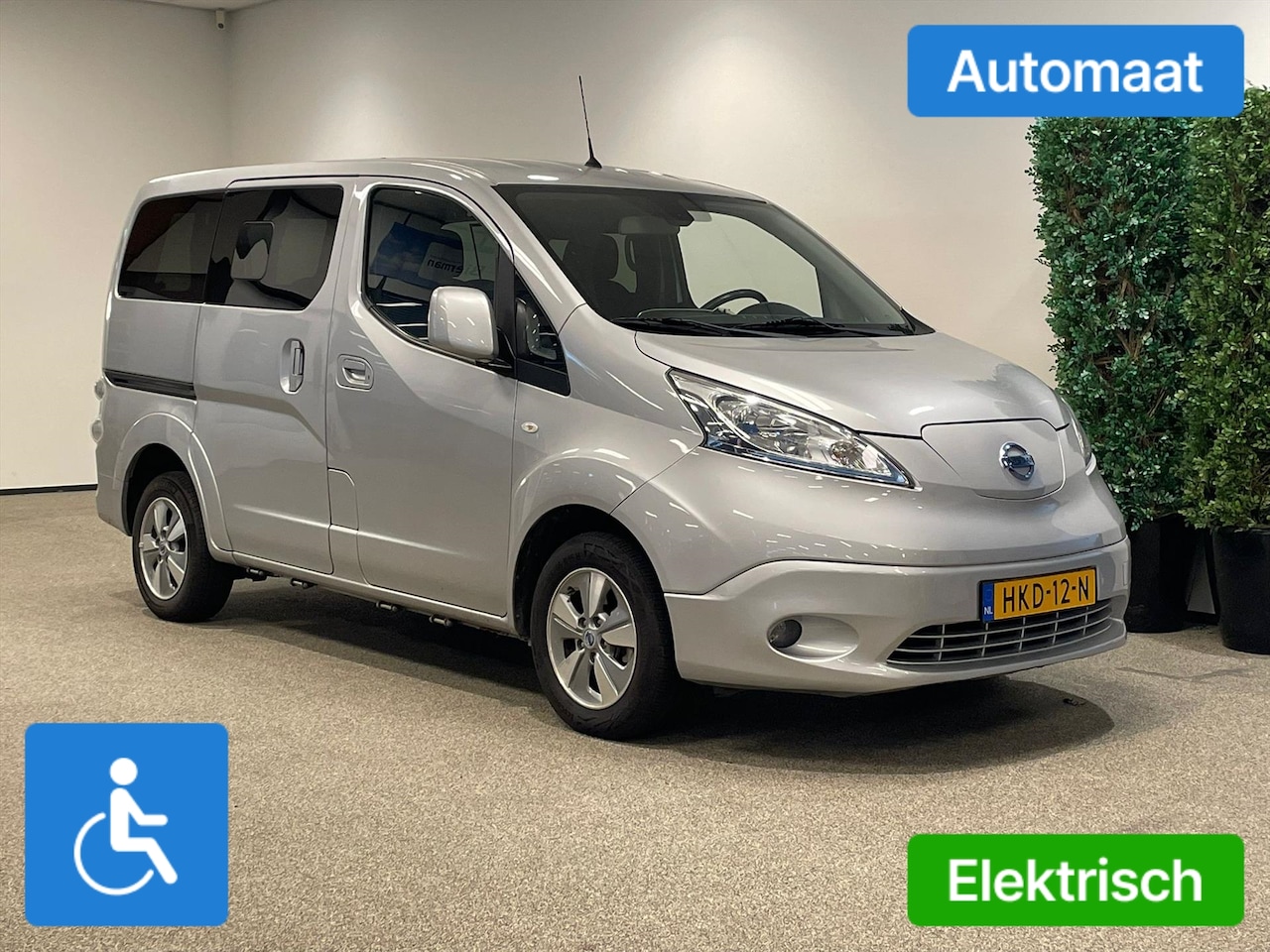 Nissan NV200 - Evalia Elektrisch Rolstoelauto Automaat (48 kWh - 200 km WLTP) 150cm XXL ombouw - AutoWereld.nl