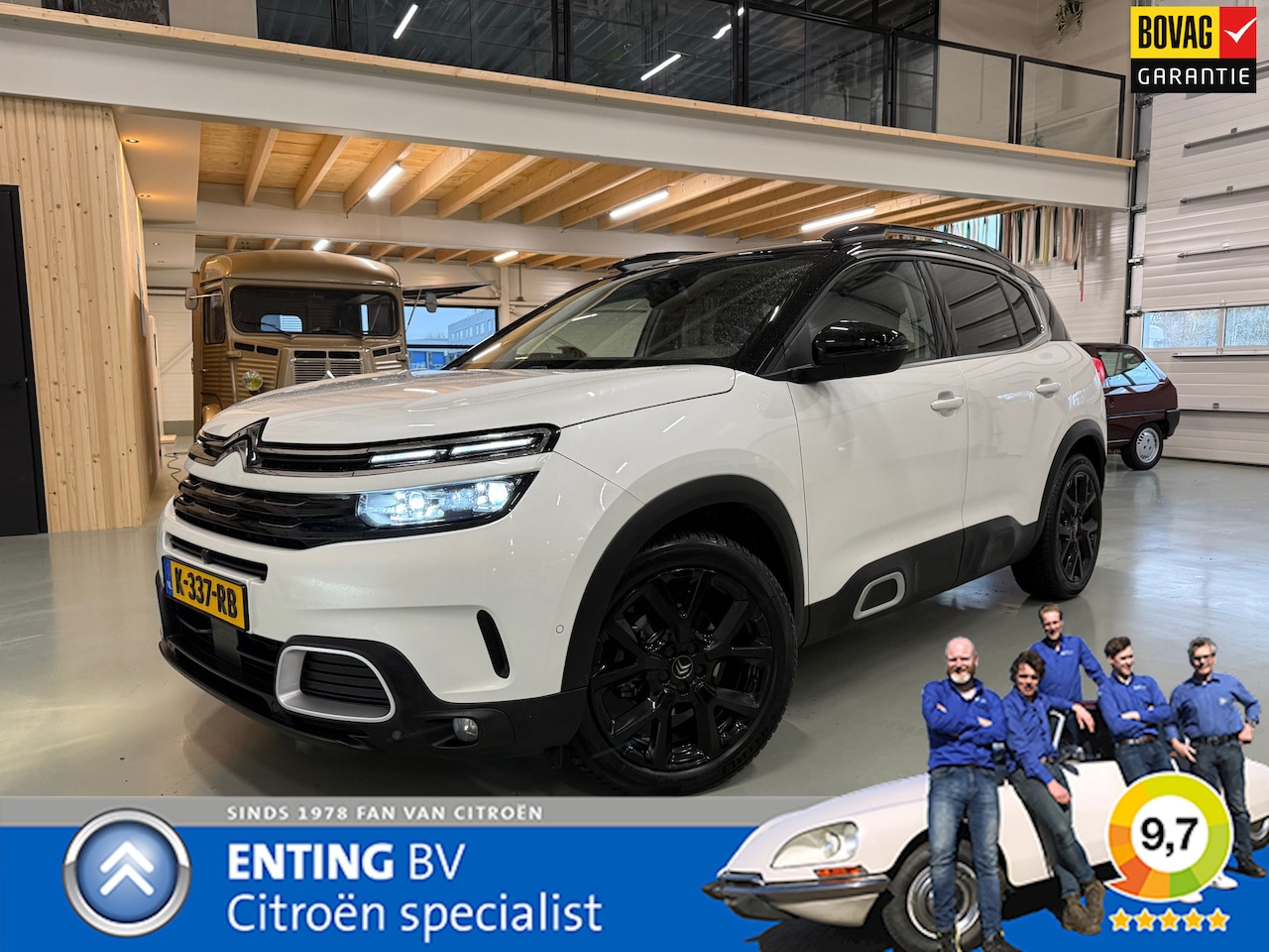 Citroën C5 Aircross - 1.6 PT 180 EAT8 SHINE PACK MEMORY SEATS 360 CAM, ADAPT CRUISE TREKHAAK - AutoWereld.nl