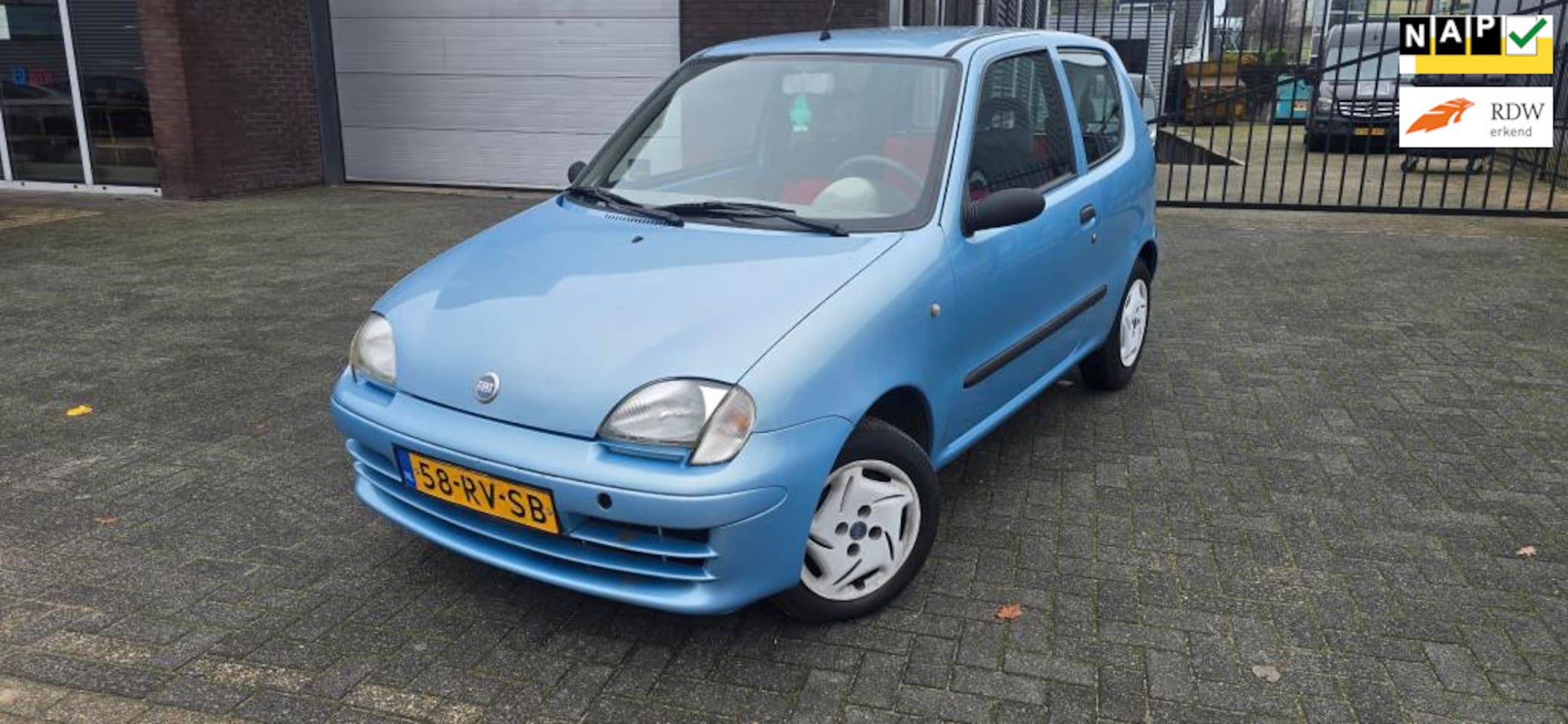 Fiat Seicento - 1.1 Young // Lage kmstand // NAP - AutoWereld.nl