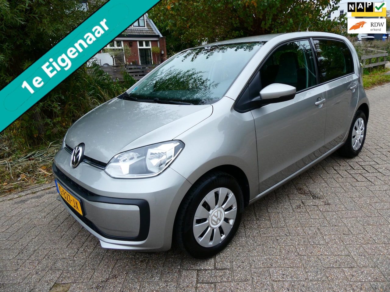 Volkswagen Up! - 1.0i 5-deurs 1e eigenaar Airco 128.000km Multimedia Zuinig - AutoWereld.nl