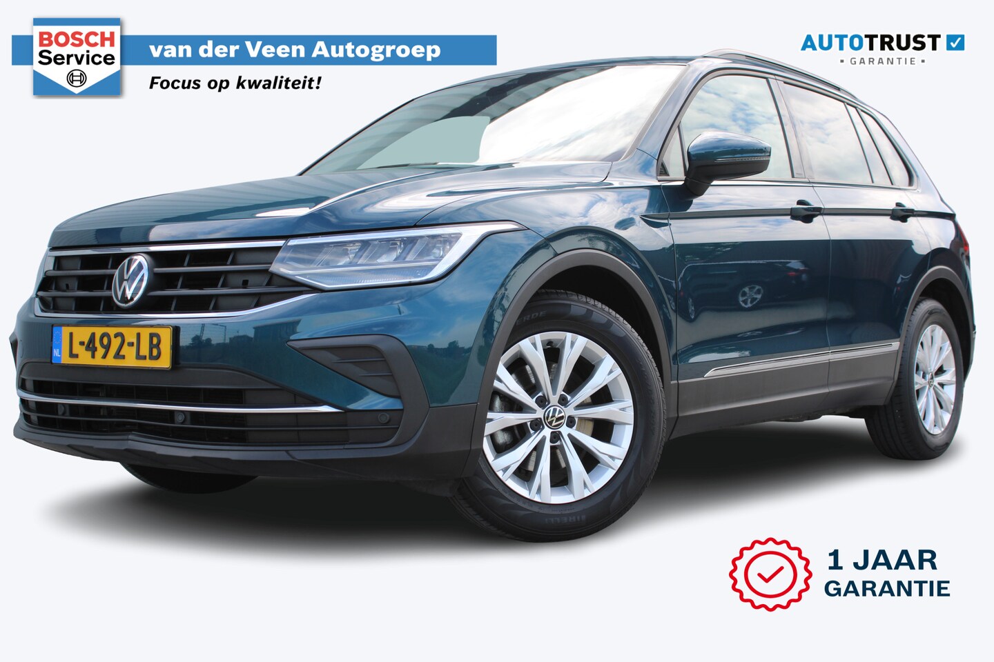 Volkswagen Tiguan - 1.5 TSI Life | Incl. 12 maanden garantie | Apple Carplay | Navigatie | Adaptive cruise con - AutoWereld.nl