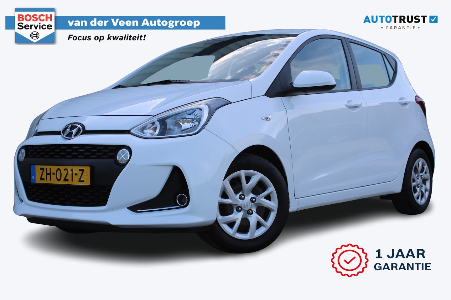 Hyundai i10 - 1.0i Comfort | Incl. 12 maanden garantie | Cruise control | Airco | Bluetooth | USB | 5 de - AutoWereld.nl