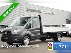 Ford Transit - 350 2.0TDCI 165pk L4H1 Trend RWD | Pick-up | Dubbellucht | Camera | Carplay/Android | Leas