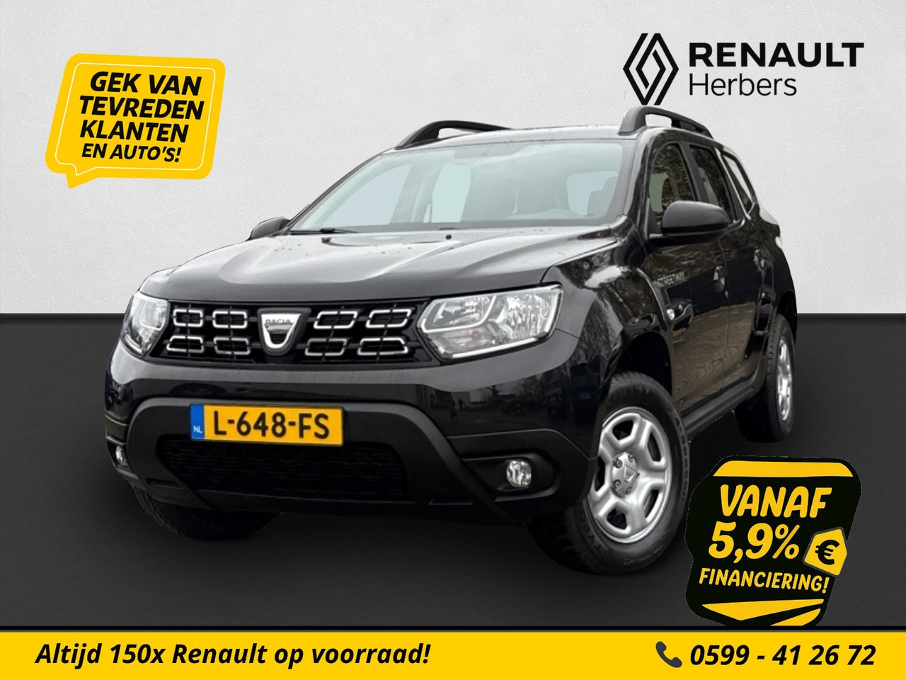 Dacia Duster - 1.0 TCe Comfort NAVI / CAMERA / SLECHTS 40.023 kms - AutoWereld.nl