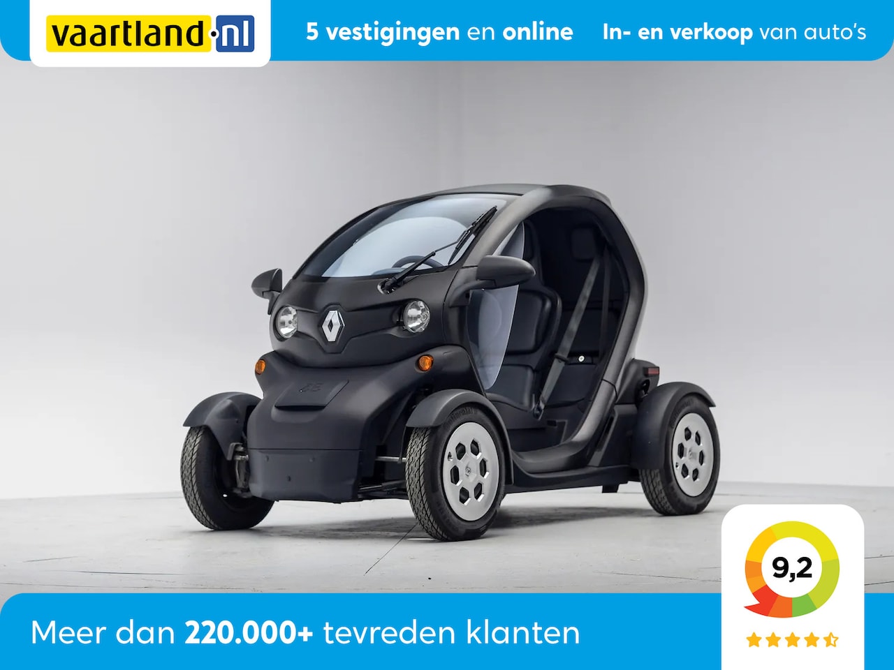 Renault Twizy - Life 80km/u 2-pers Incl. accu [ Brushed metal wrap ] - AutoWereld.nl