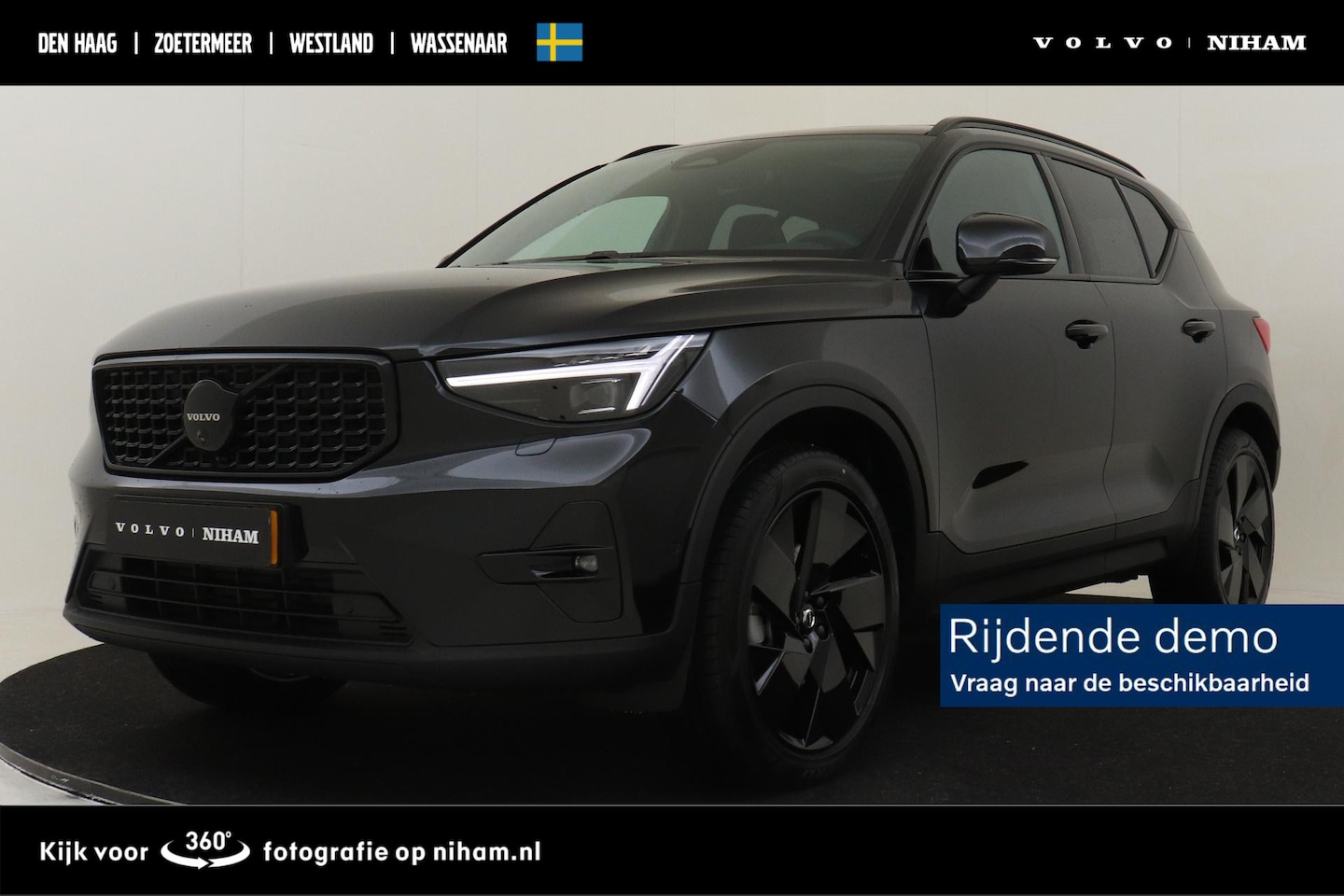 Volvo XC40 - B4 (M-HYBRID) PLUS BLACK EDITION -PANO.DAK|HARMAN/KARDON|360°CAM|20"|POWER-SEATS|PRIVACY.G - AutoWereld.nl