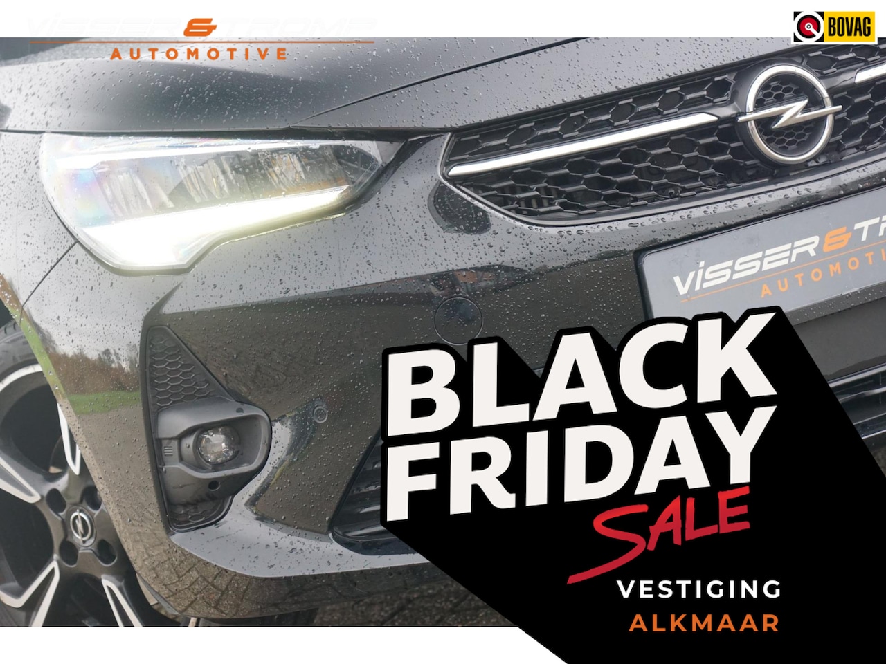 Opel Corsa - 1.2 GS Line 130pk Automaat - Diamond Black - Carplay/360Camera/Cruise - AutoWereld.nl
