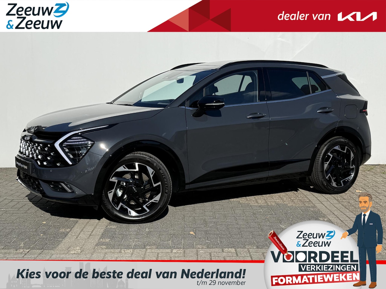 Kia Sportage - 1.6 T-GDi Plug-in Hybrid AWD GT-Line | *Direct Leverbaar uit voorraad* | Pano Schuif-/Kant - AutoWereld.nl