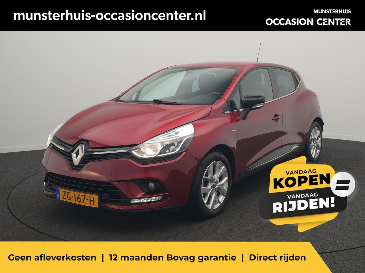 Renault Clio - TCe 90 Limited - RIJKLAARPRIJS - Cruise Control - Trekhaak - Dealeronderhouden - AutoWereld.nl