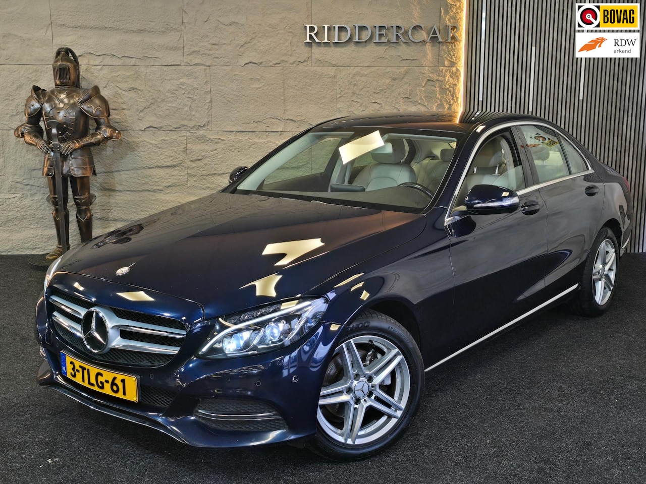 Mercedes-Benz C-klasse - 220 CDI Prestige|GARANTIE|AUTOMAAT|2E EIG|NAP|LEDER|CRUISE|VELGEN - AutoWereld.nl