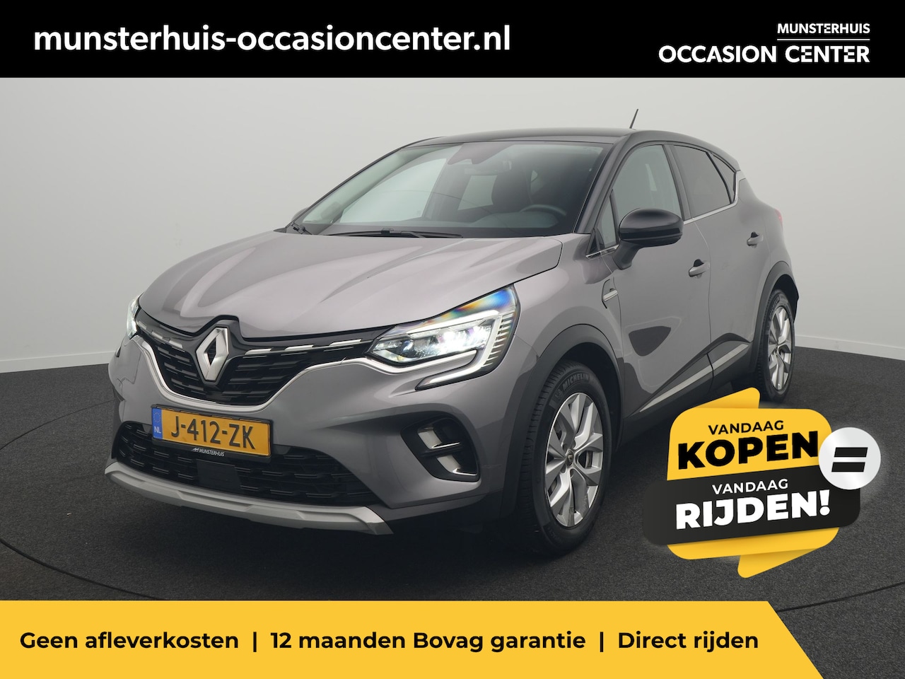 Renault Captur - TCe 100 Intens - RIJKLAARPRIJS - Apple Carplay - Android Auto - Cruise Control - AutoWereld.nl