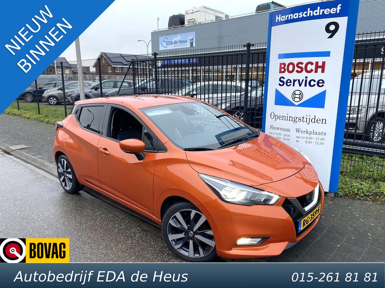 Nissan Micra - 0.9 IG-T 90pk Tekna met o.a. BOSE, LED koplampen, navi, cruise, etc. - AutoWereld.nl