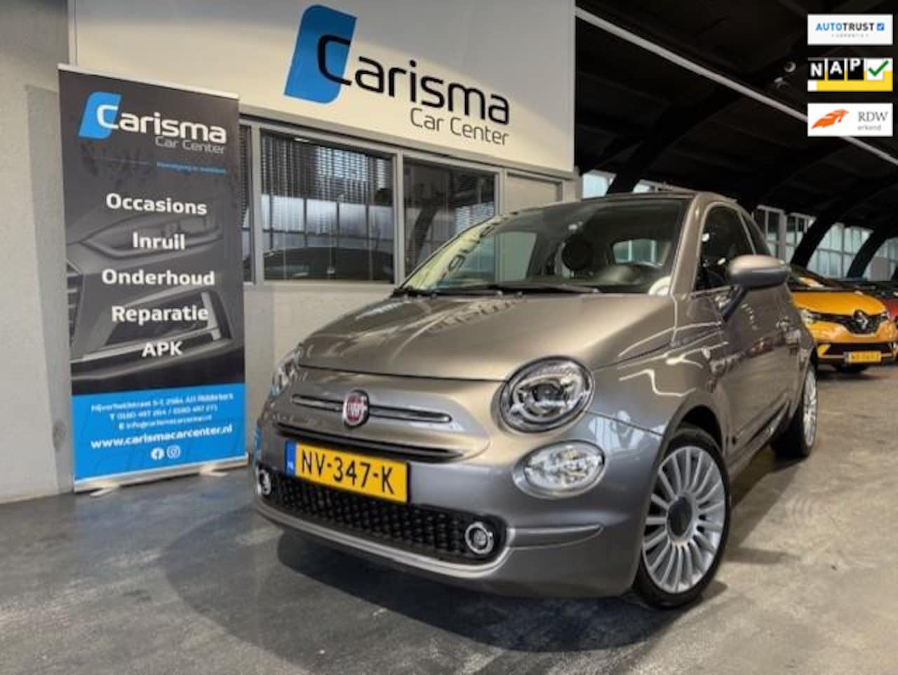 Fiat 500 - 0.9 TwinAir Turbo Lounge|Automaat|Pano|Cruise|Navi - AutoWereld.nl