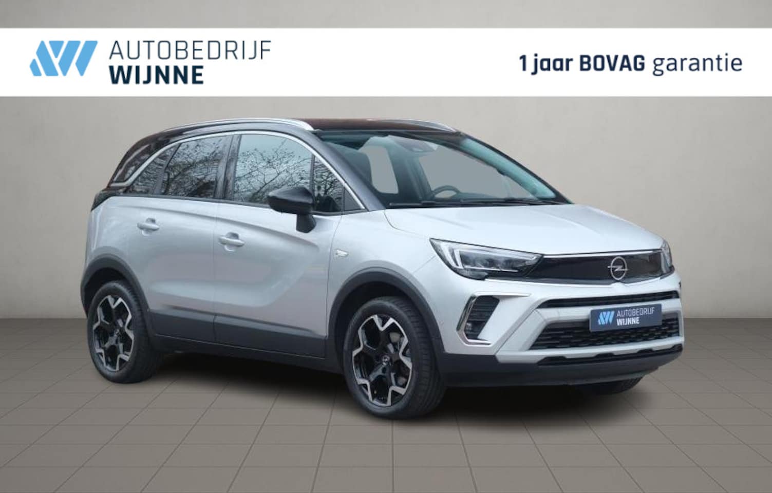 Opel Crossland - 1.2 Turbo 110pk Ultimate | Navi | App Connect | Climate | Camera | Keyless | Blind Spot | - AutoWereld.nl