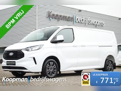 Ford Transit Custom - 320 2.0TDCI 170pk L2H1 Limited | Automaat | L+R Zijdeur | Adapt. cruise | Stoel+Stuurvwer.