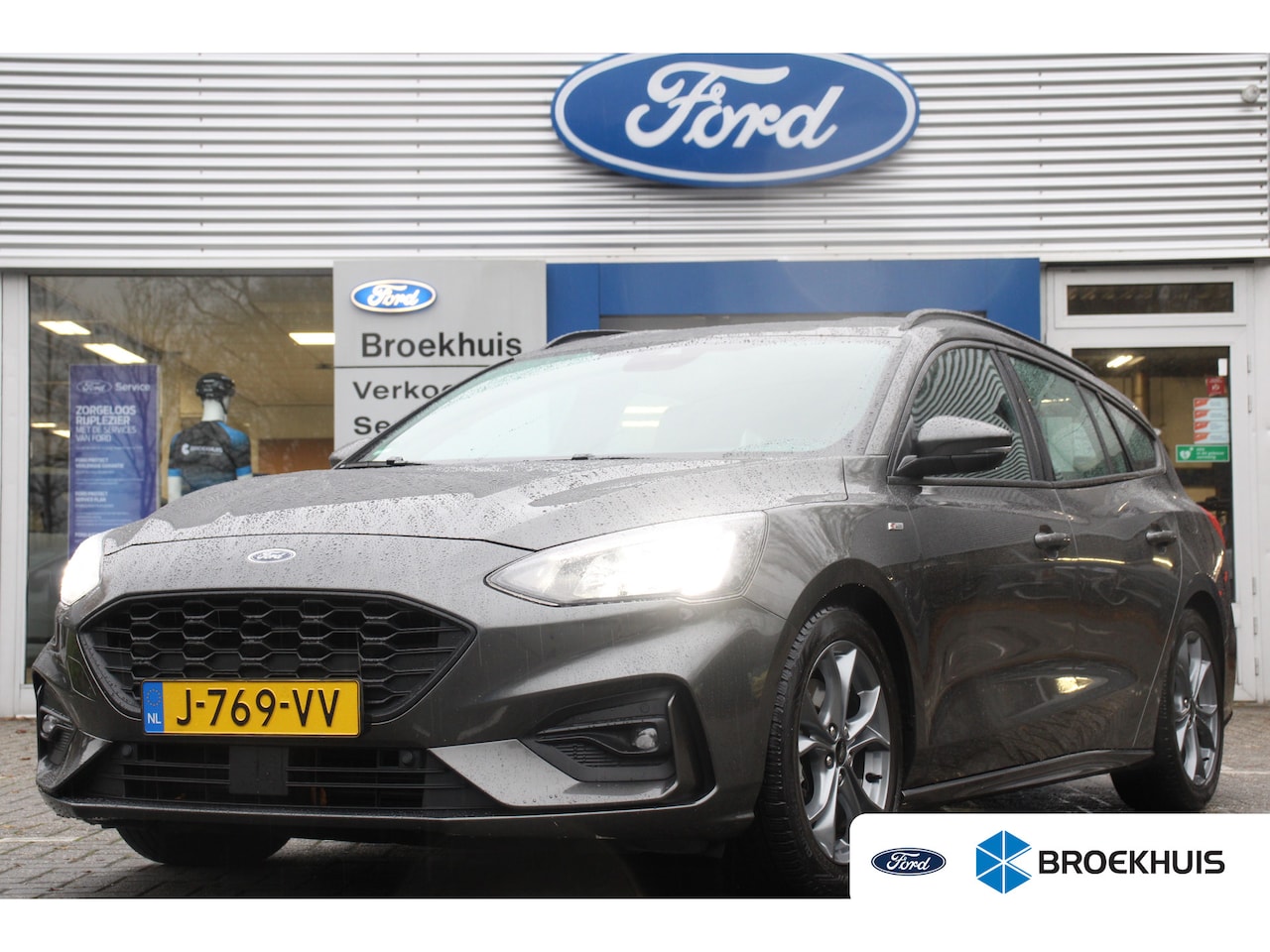 Ford Focus Wagon - 1.0EB ST-LINE | NL-AUTO! | B&O | CAMERA | ALL SEASON | WINTERPACK | PARK SENS V+A | DEALER - AutoWereld.nl