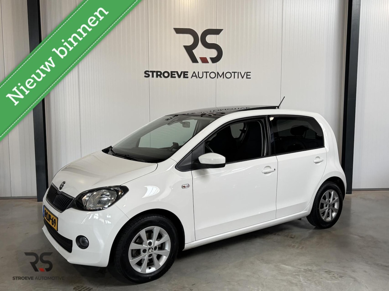 Skoda Citigo - 1.0 MPI 60 pk handg. Greentech Arctic Air | Navi | Pano!! | Cruise | PDC | LM | Org NLD | - AutoWereld.nl