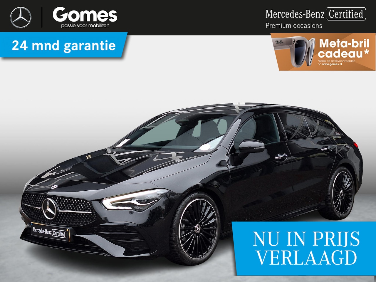 Mercedes-Benz CLA-klasse Shooting Brake - 180 AMG Line | Panoramadak | Night pakket | Achteruitrijcamera | Sfeerverlichting | Keyles - AutoWereld.nl