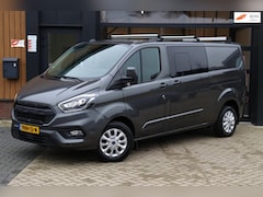 Ford Transit Custom - 320 2.0 TDCI L2H1 Limited DC | Leder | 170pk | Navi | Stoelverwarming | Trekhaak| LM Velge