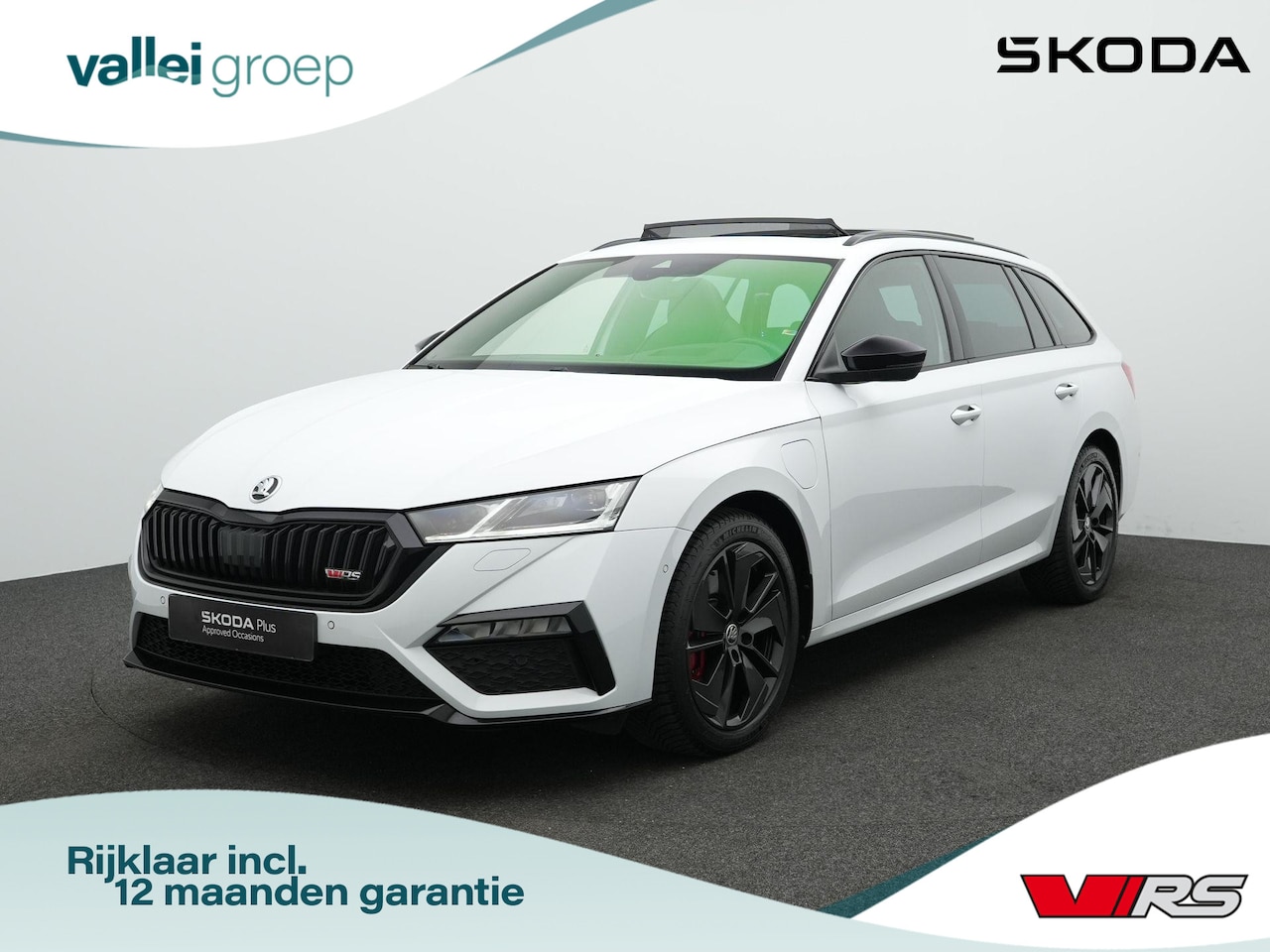 Skoda Octavia Combi - 1.4 TSI RS iV 245 pk DSG PHEV Business | Panoramadak | Geheugen-/massagestoelen | Leder/al - AutoWereld.nl