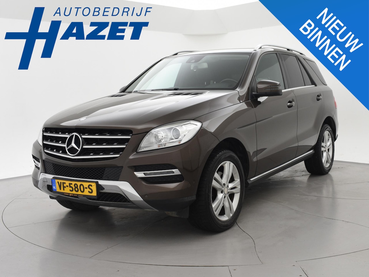 Mercedes-Benz M-klasse - 350 V6 BLUETEC 258 PK EURO 6 GRIJS KENTEKEN + TREKHAAK 3500 KG | LEDER | STOELVERW. | CAME - AutoWereld.nl
