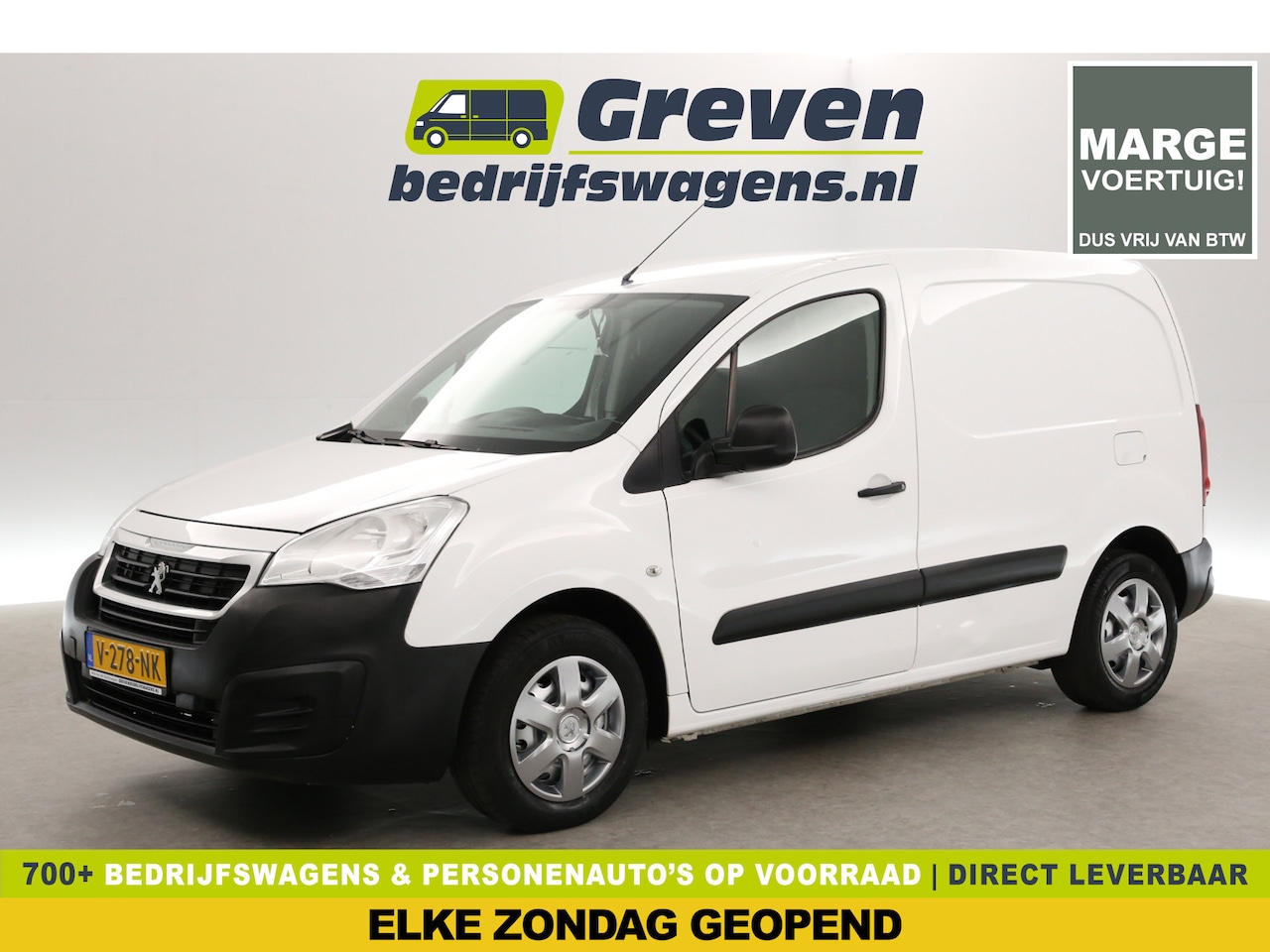 Peugeot Partner - 120 1.6 BlueHDi | MARGE | Export | Airco | Elektrpakket - AutoWereld.nl