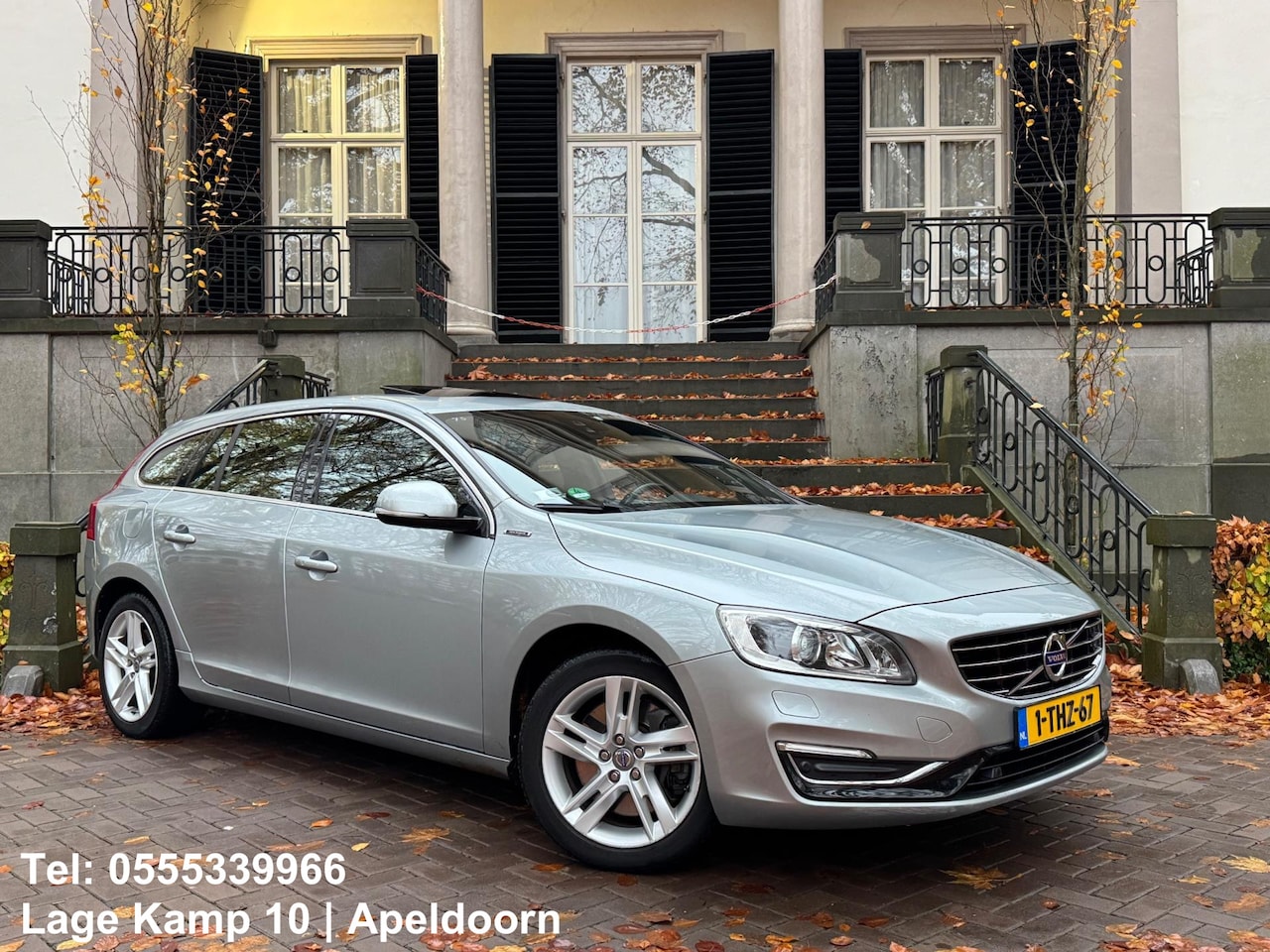Volvo V60 - 2.4 D6 AWD Plug-In Hybrid Summum Automaat Leder Navi Xenon Sch-Dak Camera Full Options - AutoWereld.nl