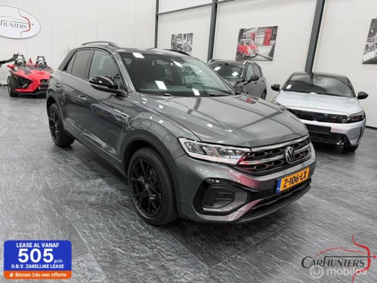 Volkswagen T-Roc - 1.5 TSI R-Line BLACK KEYLESS TREKHAAK 18" - AutoWereld.nl