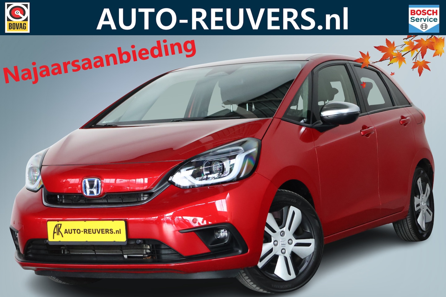 Honda Jazz - 1.5 e:HEV Elegance / LED / Navi / CarPlay / ACC / Cam - AutoWereld.nl