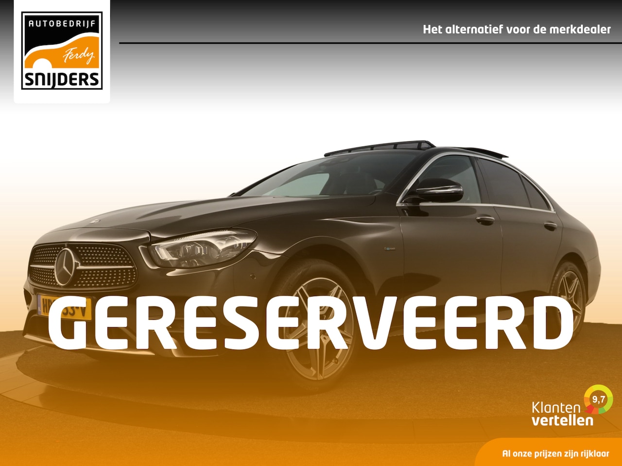 Mercedes-Benz E-klasse - 300 e AMG 4MATIC 320 PK Exclusive Line | Panorama | Burmester | 360 cam | Widescreen | Ada - AutoWereld.nl
