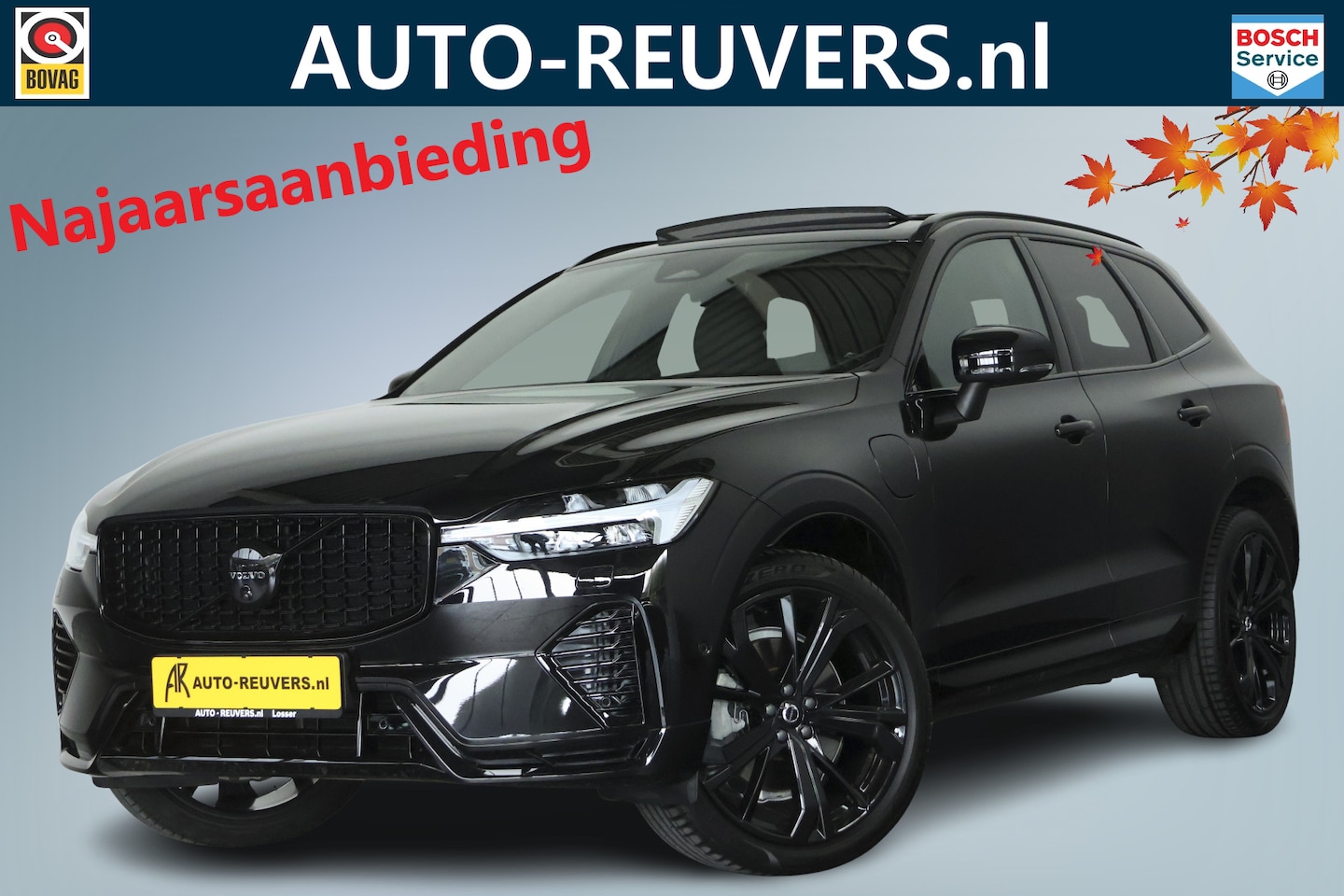 Volvo XC60 - 2.0 T8 Plug-in hybrid AWD Ultra Black Edition / Opendak / B&W / Massage / Pilot assist - AutoWereld.nl