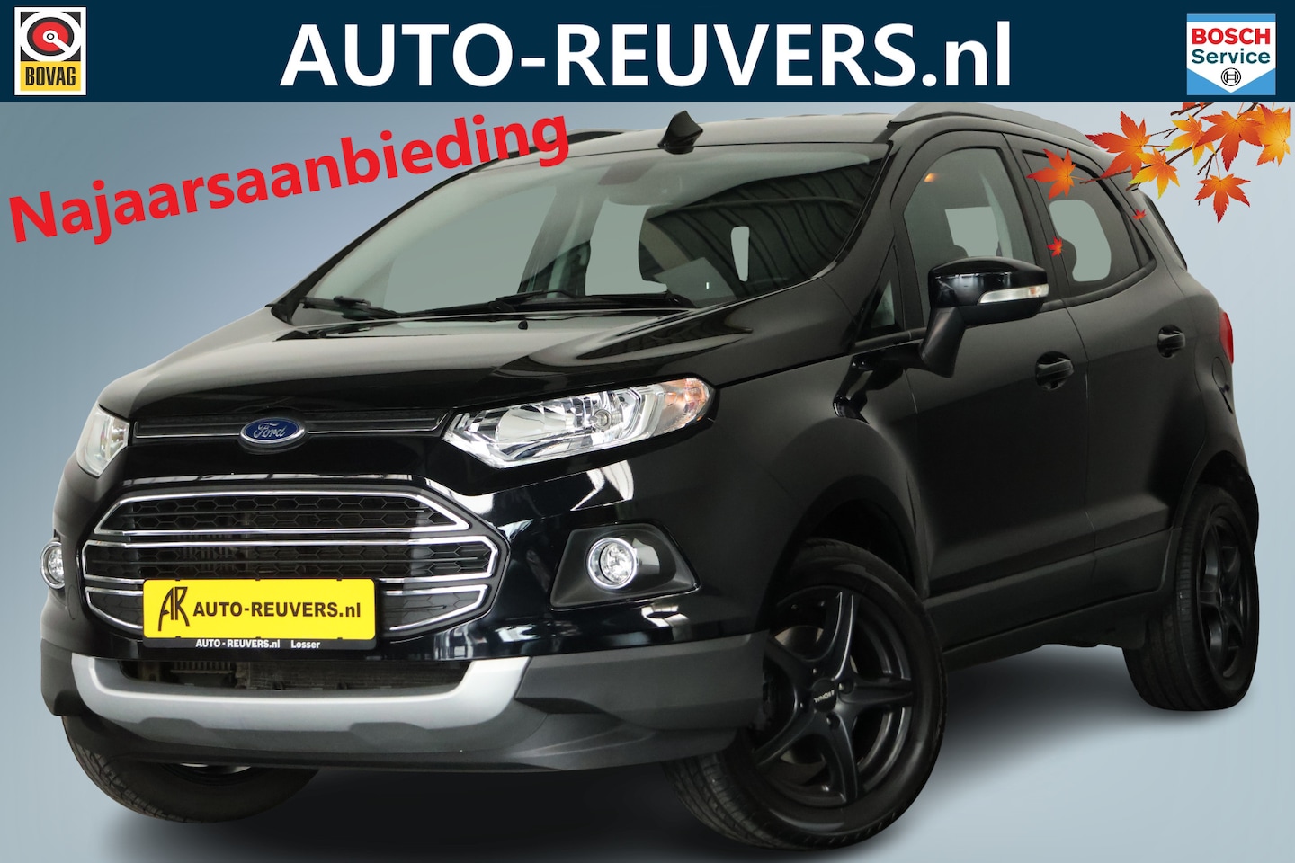Ford EcoSport - 1.0 EcoBoost Titanium / Leder / Airco / LMV / Cruisecontrol - AutoWereld.nl