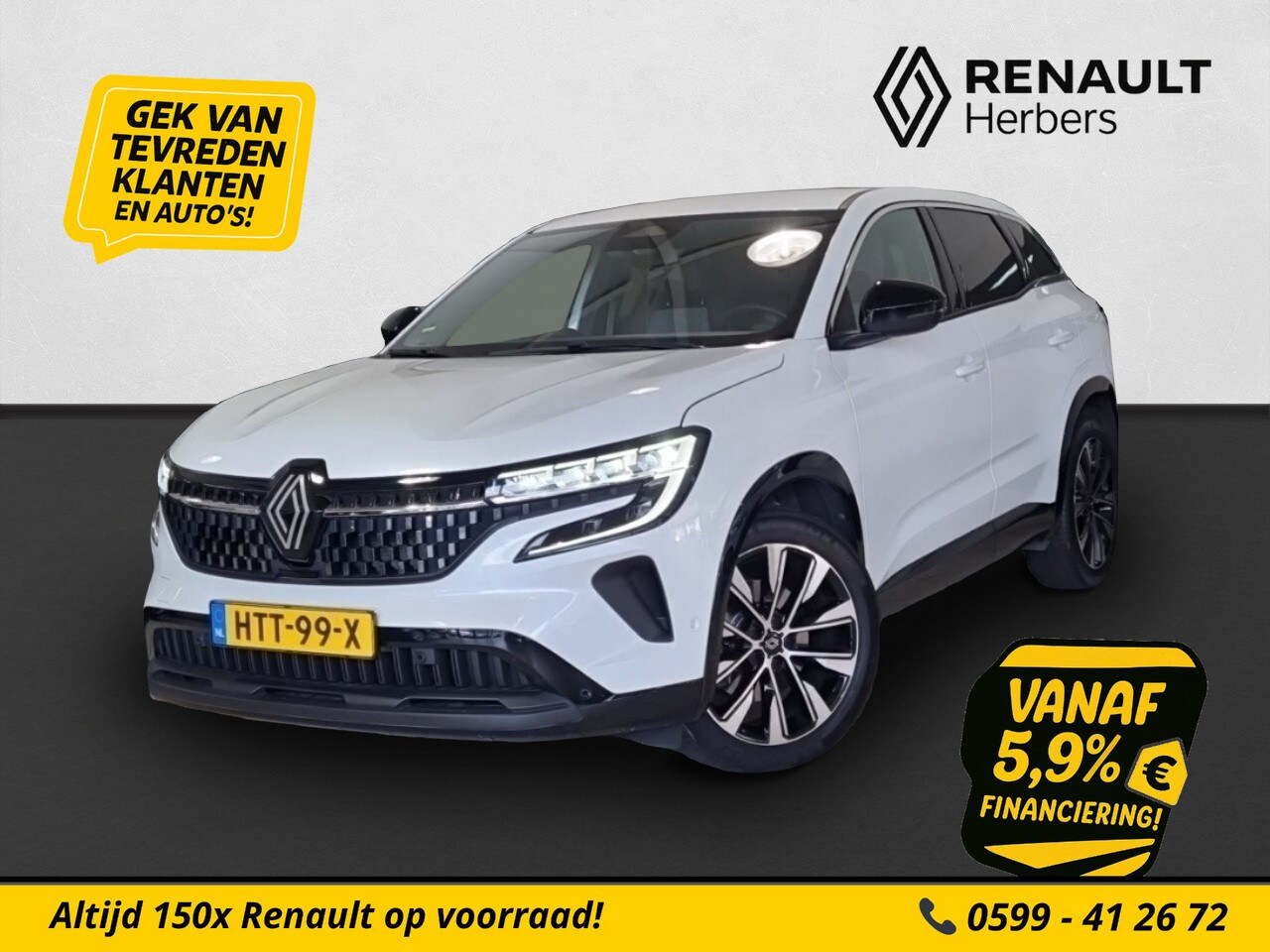 Renault Austral - 1.2 E-Tech full hybrid 200 techno TREKHAAK / CAMERA / ELECTRISCHE KOFFERDEKSEL / FABRIEKSG - AutoWereld.nl