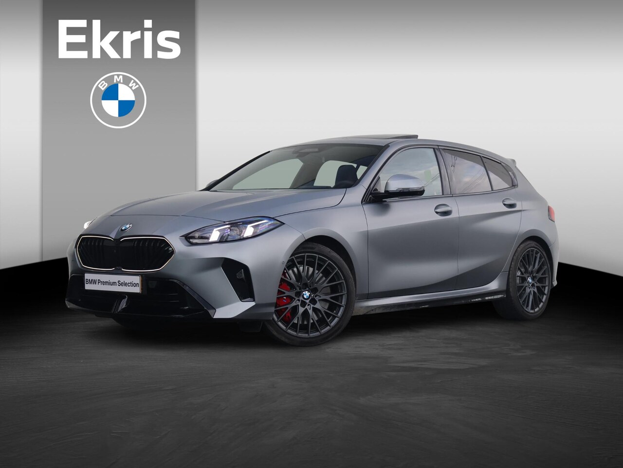 BMW 1-serie - 120 M Sport Design Edition Individual Frozen Pure Grey metallic/ M Sportpakket Pro/ Stuurw - AutoWereld.nl