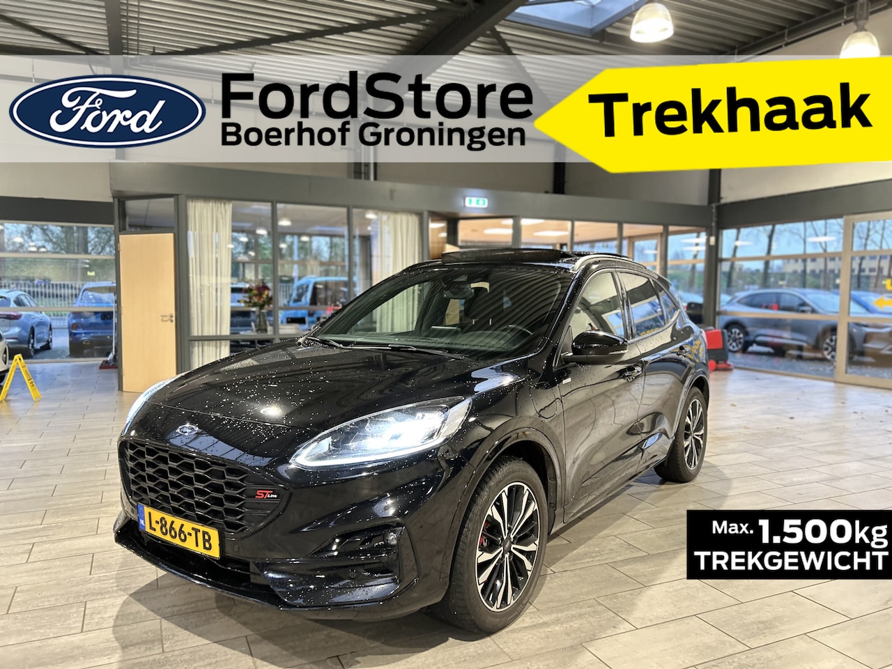 Ford Kuga - 2.5 PHEV ST-Line X | Elek. Trekhaak | Dealer onderhouden | Pano | Winterpack | B&O | - AutoWereld.nl