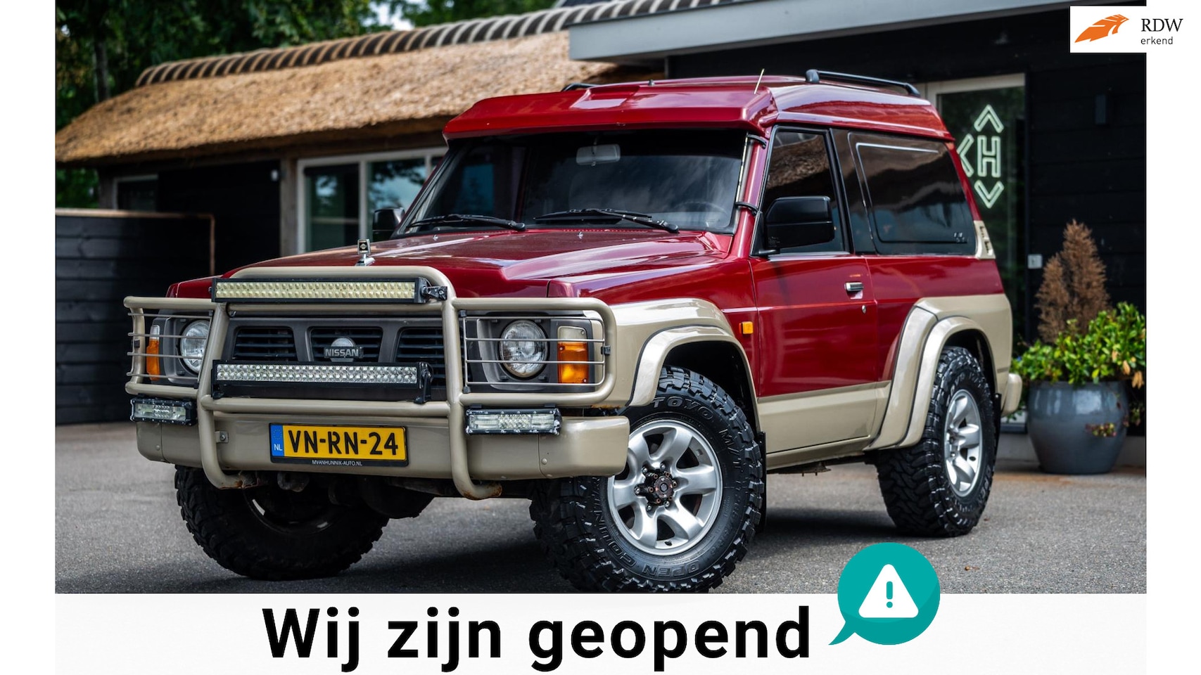 Nissan Patrol GR - 2.8 TD HR I Uniek I Liefhebber auto I two tone I - AutoWereld.nl