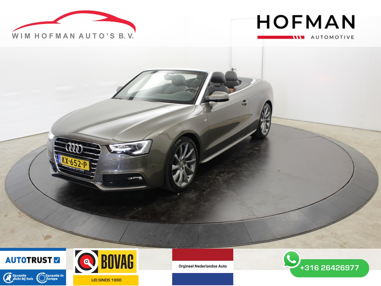 Audi A5 Cabriolet - 1.8 TFSI 2x S-Line Vol Leder Camera B&O Navi Cruise APK 07-2026 - AutoWereld.nl