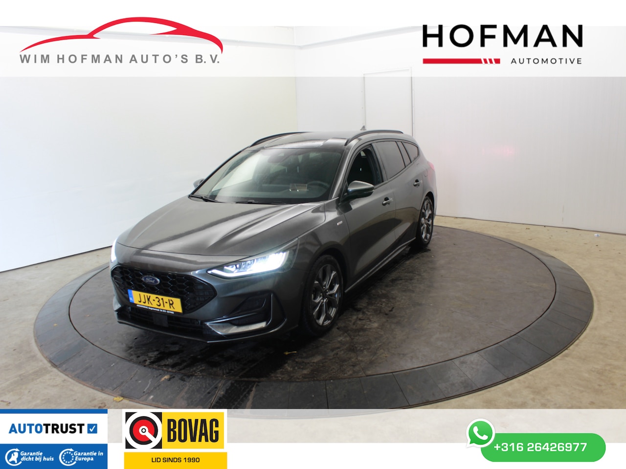 Ford Focus Wagon - 1.0 EcoBoost Hybrid ST Line Cam Dhoek Winterpack Head-Up - AutoWereld.nl