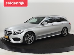 Mercedes-Benz C-klasse - 400 4Matic AMG | 333pk | Head-Up | Adaptive cruise | Leder | Trekhaak | Luchtvering | Burm